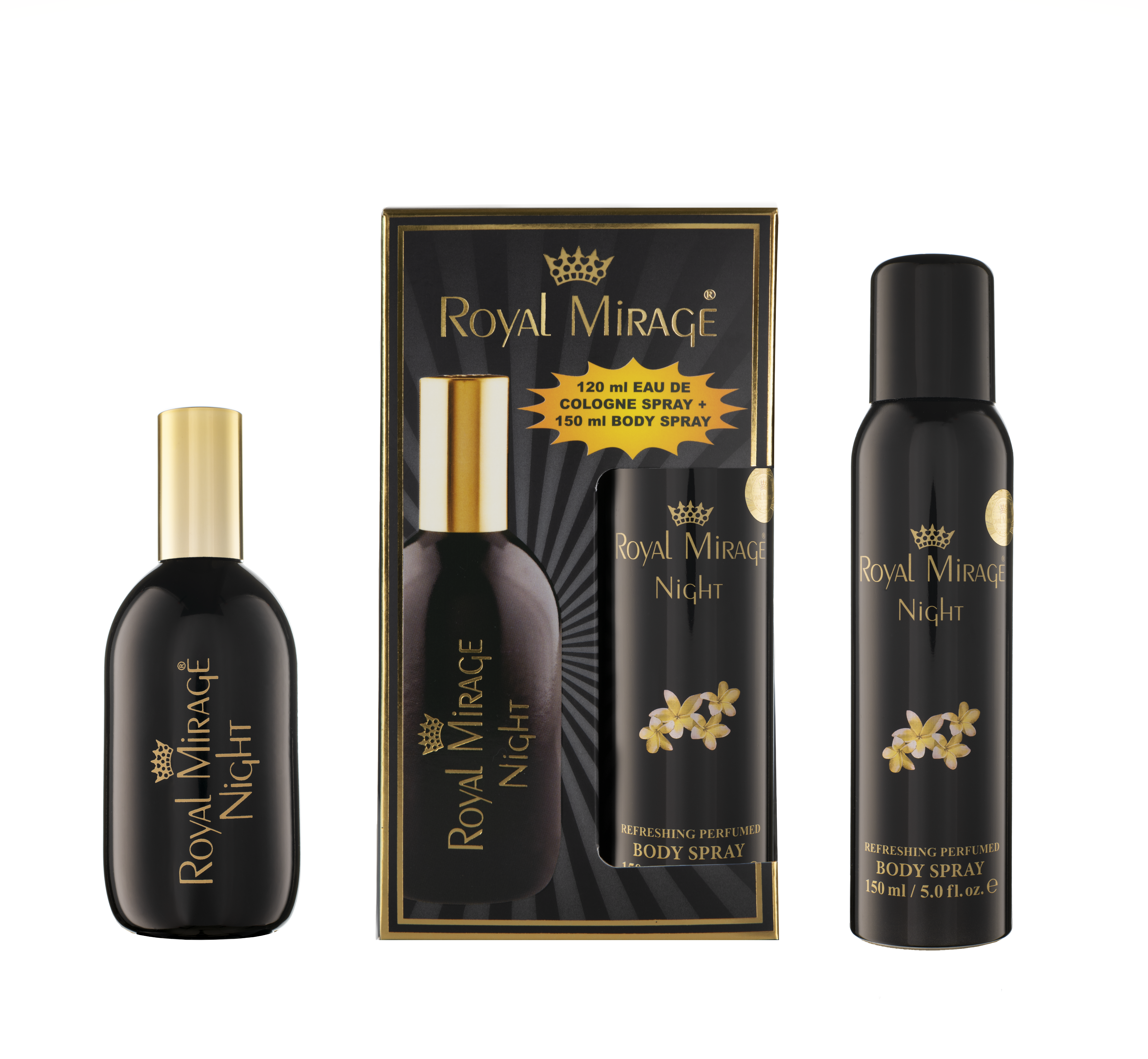Body Spray Original Royal Mirage Perfume ROYAL MIRAGE Gift Set 120