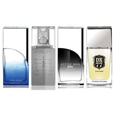 Combo Pack of 4 Perfume for Man (ACTIVE MAN + DOLBY MAN + DREAMZ MAN + DX 77 MAN)