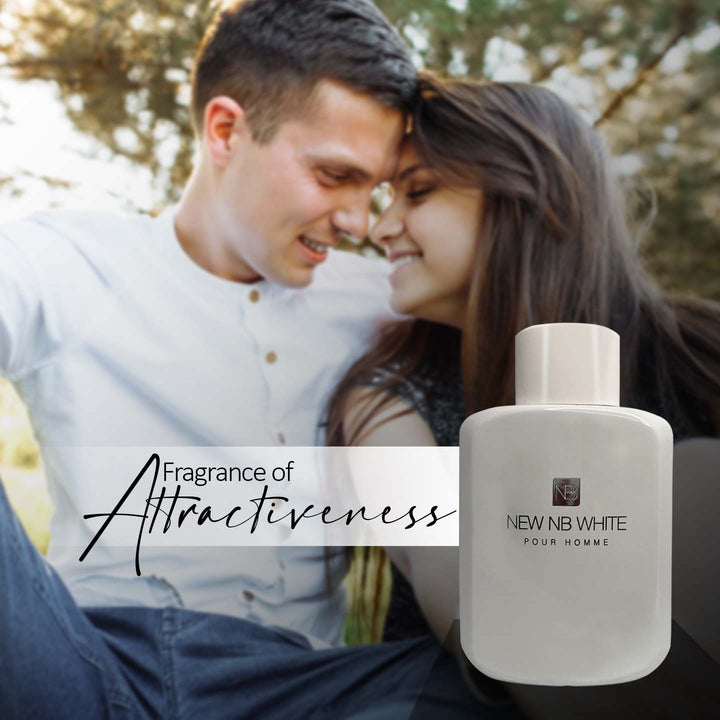 New NB White EDT Perfume for Men 100ml - Main Image