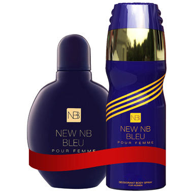 New NB Combo Pack ( Blue Perfume + Blue Deodorant) for Women