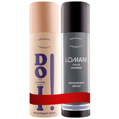 Lomani Combo Pack( Do It Deo + Lomani Pour Homme Body Spray) for Men