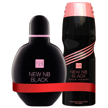 New NB Combo Pack (Black Perfume + Black  Deo) for Women